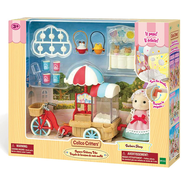 Calico Critters Popcorn Delivery Trike Fat Brain Toys