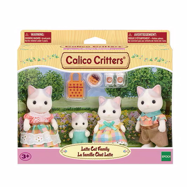Calico Critters - Latte Cat Family - Best for Ages 3 to 9