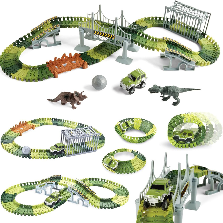 Kidoozie Dino Land Race Track - - Fat Brain Toys