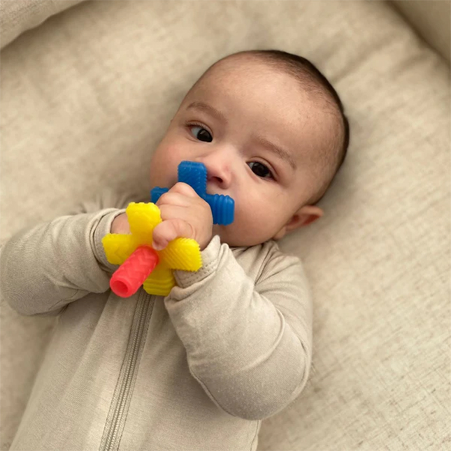 Teensy Tubes Silicone Teething Chew Tube Best for Ages to