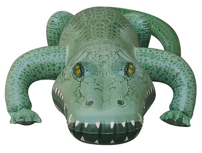 Naef　Alligator　プルトイ Inflatable Alligator - 62 inch - - Fat Brain Toys