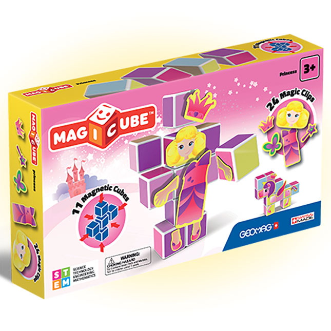 Geomag Magicube 3+ Princess 35 pc Fat Brain Toys