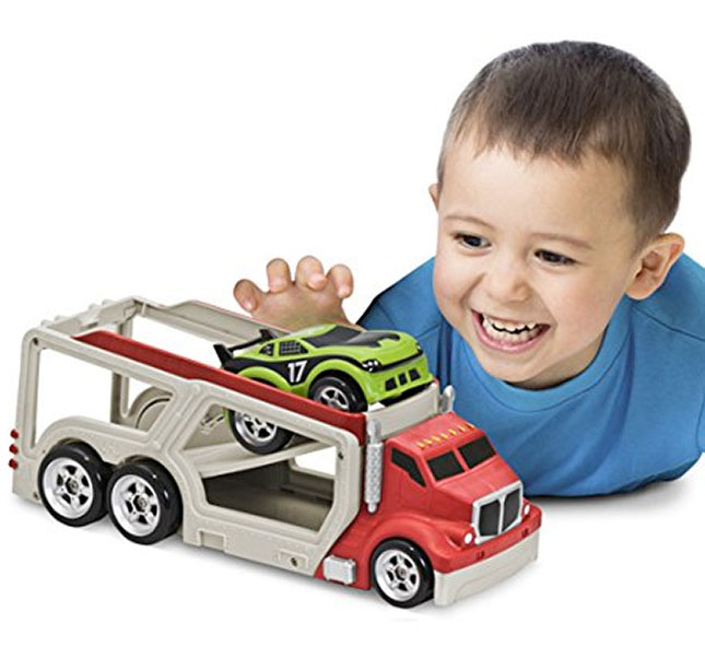 Soft Body Car Carrier - - Fat Brain Toys