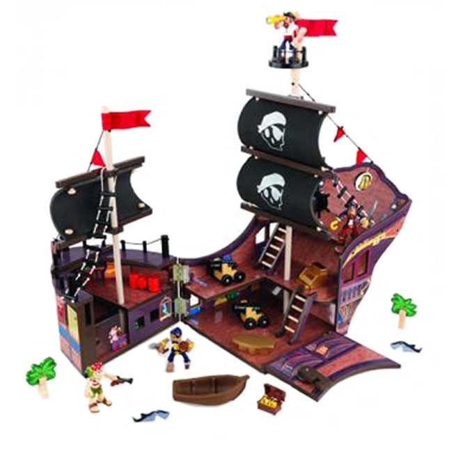 Fun Explorers Pirate Ship Play Set Fat Brain Toys