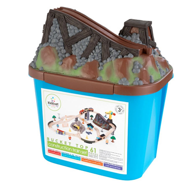 Kidkraft bucket top construction train set on sale