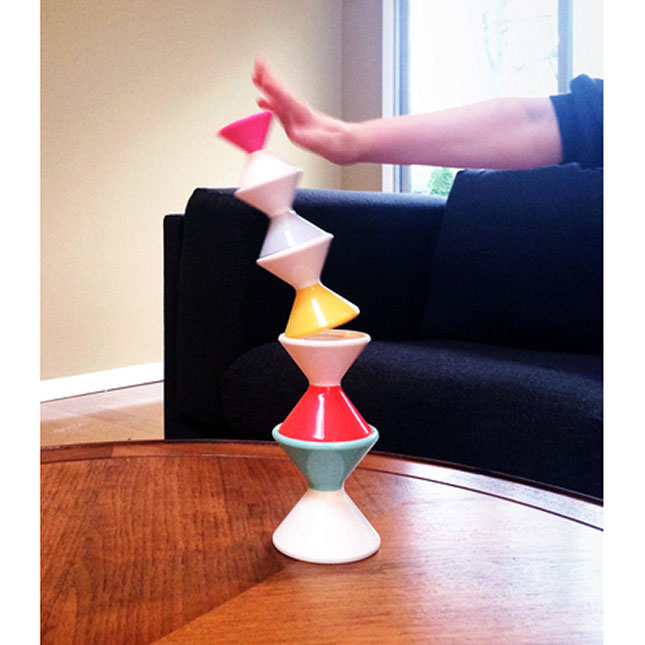 Stack & Roll Cones - - Fat Brain Toys