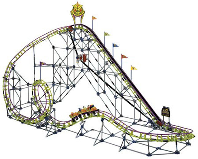 K'NEX Screamin' Serpent Roller Coaster