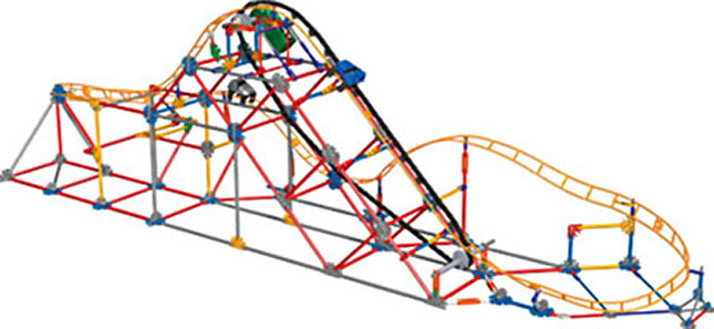 knex serpents spiral coaster