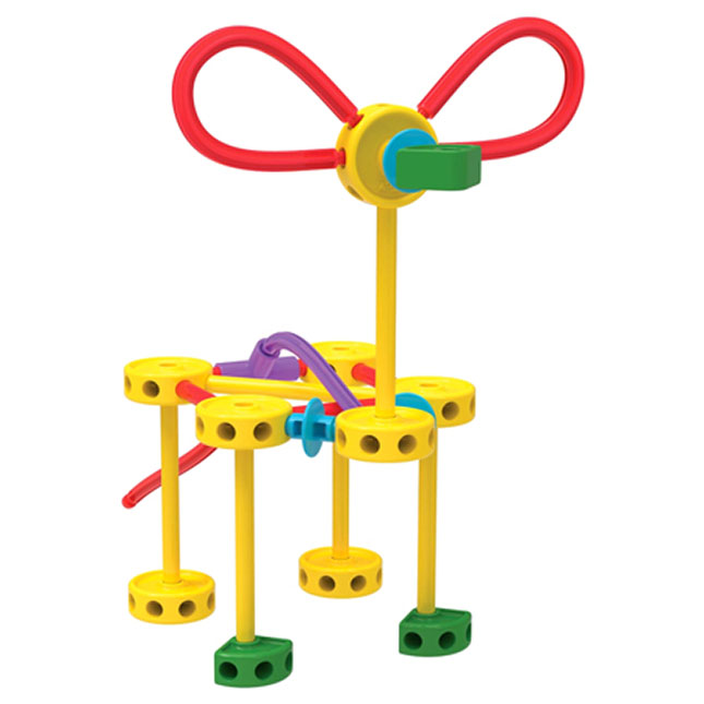 Preschool Education Toy Tinkertoy ‒ 100 Piece Essentials Value Set ‒  As 3 