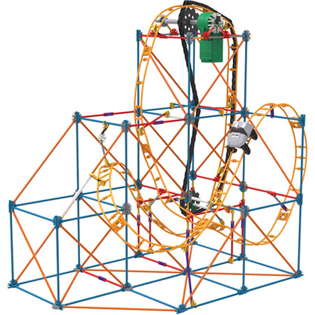 K'NEX Viper's Venom Roller Coaster Building Set - - Fat Brain Toys