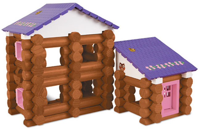 pink lincoln logs