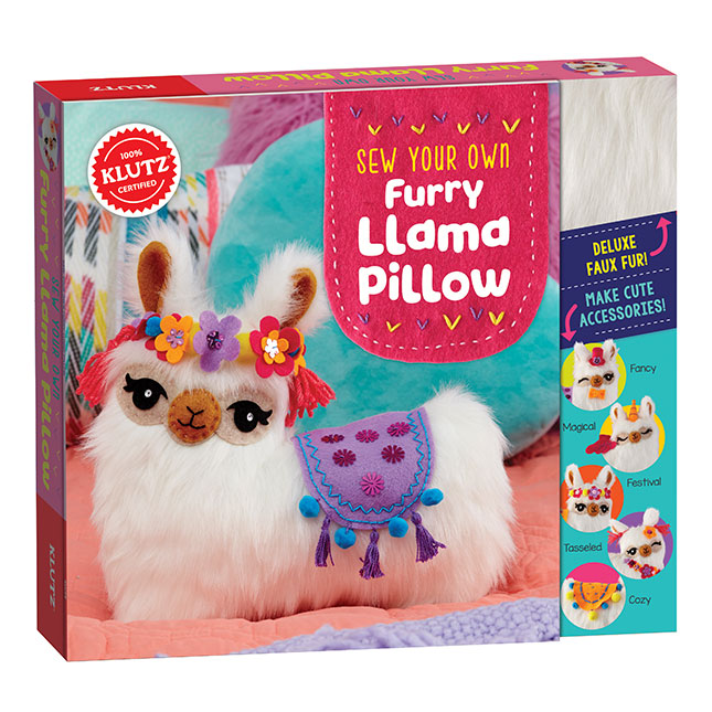 Sew Your Own Furry Llama Pillow - - Fat Brain Toys