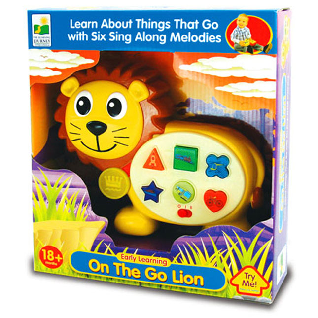 Early Learning On The Go Lion - - Fat Brain Toys