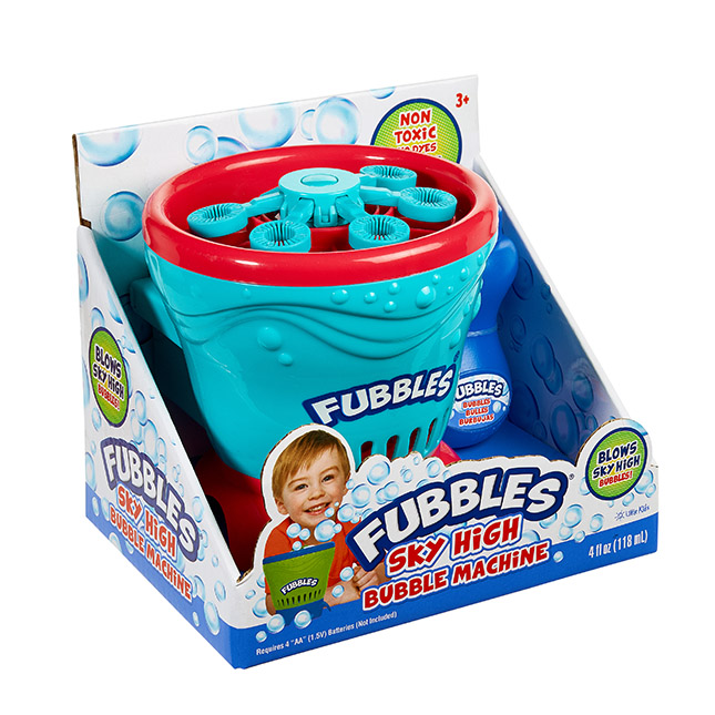 Fubbles Sky High Bubble Machine - - Fat Brain Toys