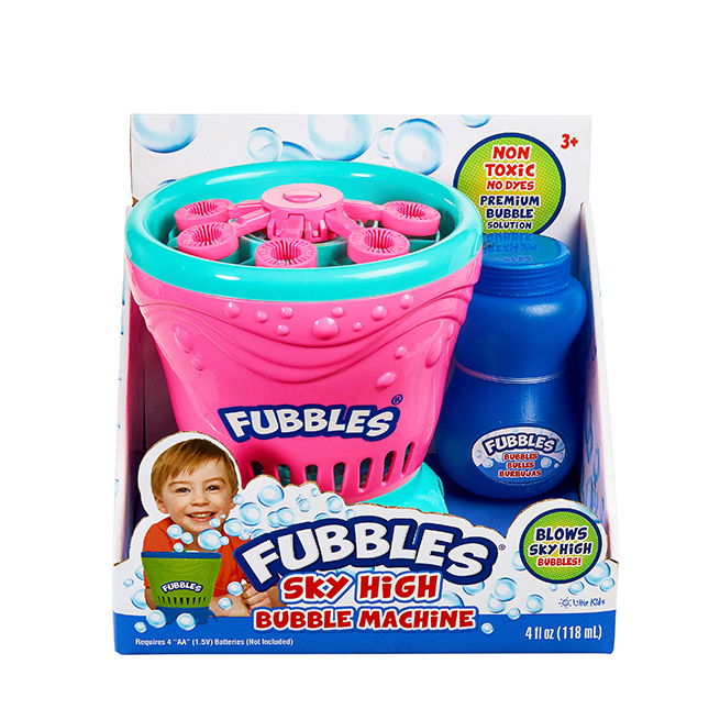 Fubbles Sky High Bubble Machine - - Fat Brain Toys