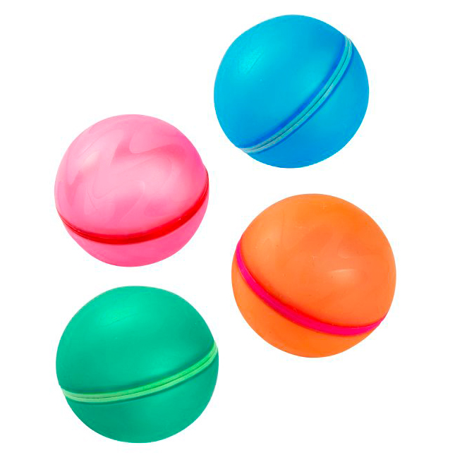 Soak Zone Reusable Water Balloons 4pk - - Fat Brain Toys