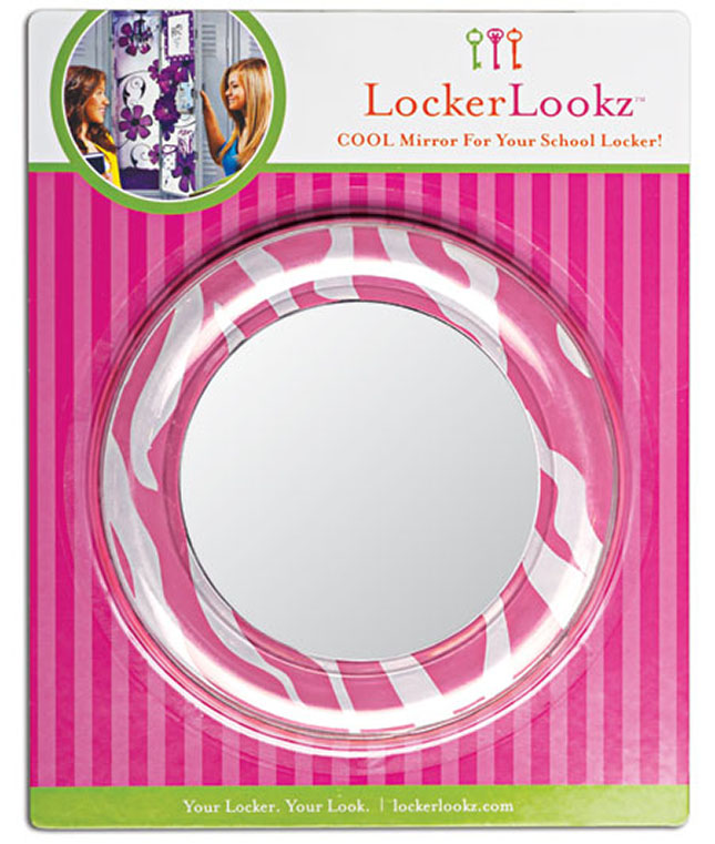 Lockerlookz - Locker Mirror - Pink Dots