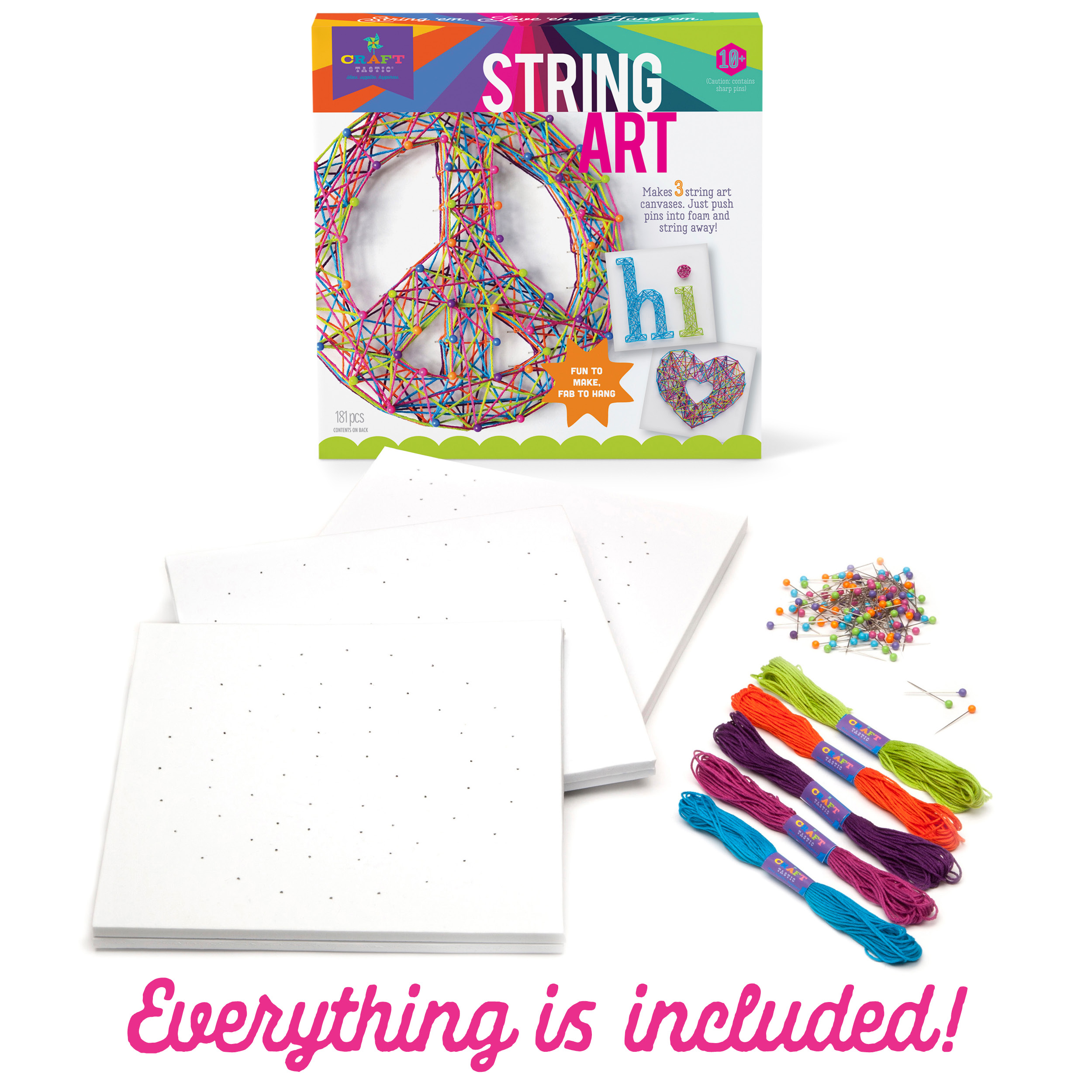 Crafttastic String Art Kit Best Arts & Crafts for Ages 10 to 11