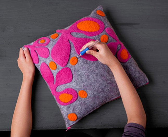 Craft-tastic Needle Felt Pillow Fat Brain Toys