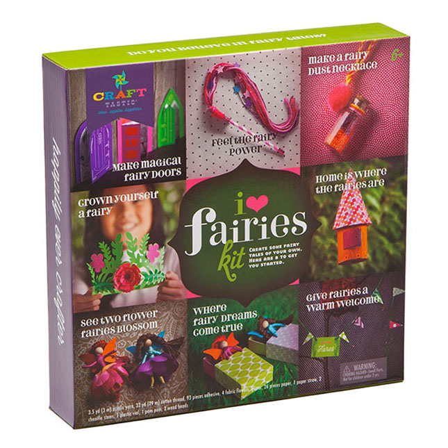 Crafttastic I Love Fairies Kit Fat Brain Toys