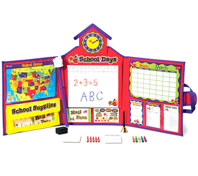 pretend and play school set