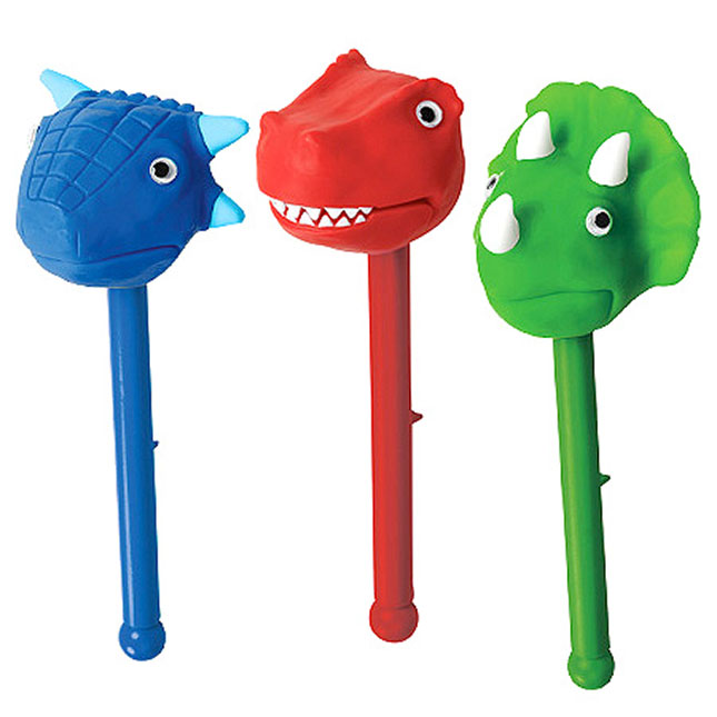 Dinosaur PuppetOnAStick Set of 3 Fat Brain Toys