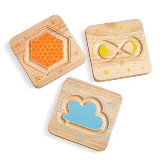 Wooden Mindful Maze Set - Best Mind & Body for Ages 3 to 12