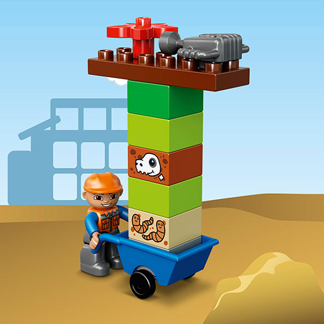 Lego duplo online backhoe