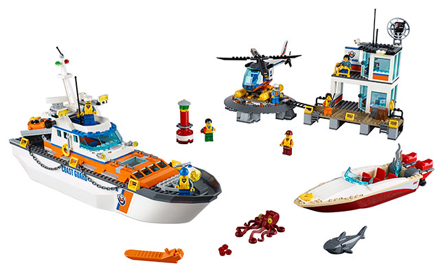 LEGO City Coast Guard Headquarters - - Fat Brain Toys