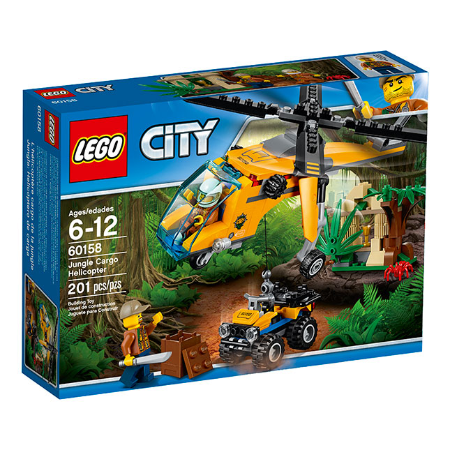 LEGO City Jungle Cargo Helicopter - - Fat Brain Toys