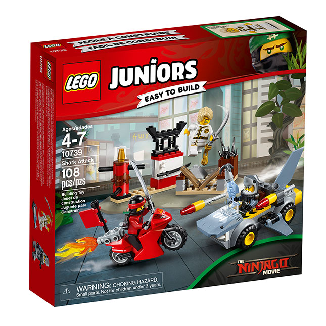 LEGO Juniors Shark Attack - - Fat Brain Toys