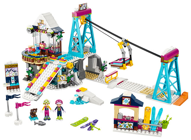 LEGO Friends Snow Resort Ski Lift - - Fat Brain Toys