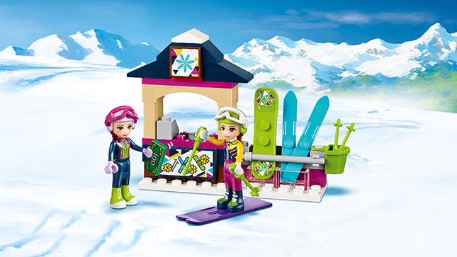 LEGO Friends Snow Resort Ski Lift - - Fat Brain Toys