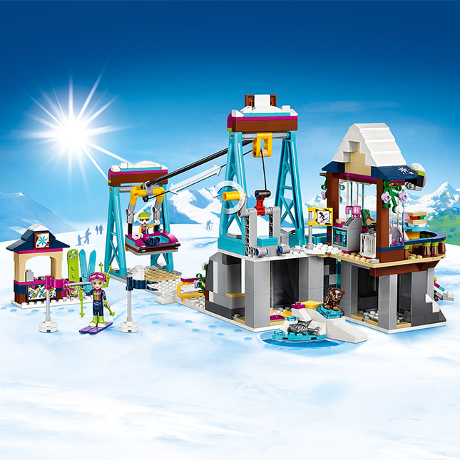 LEGO Friends Snow Resort Ski Lift - - Fat Brain Toys