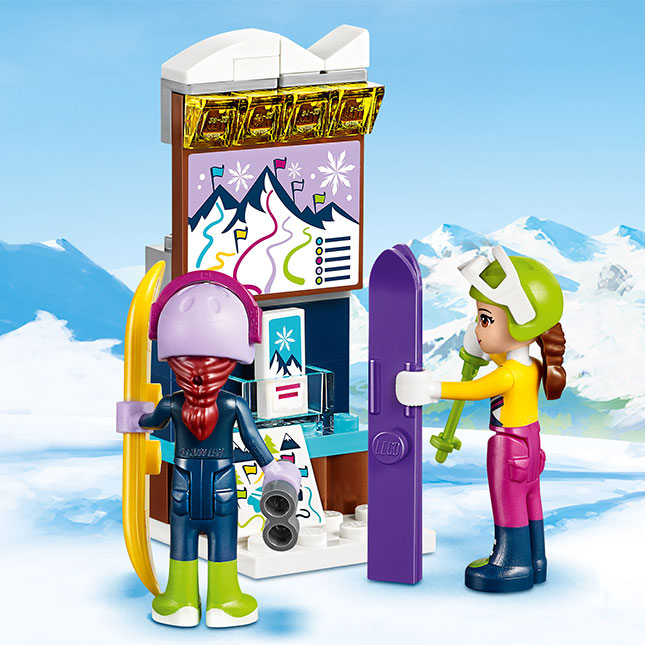 LEGO Friends Snow Resort Ski Lift - - Fat Brain Toys