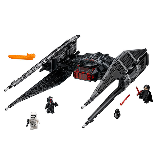LEGO Star Wars - Tie Fighter de Kylo Ren, Nave Espacial de Juguete