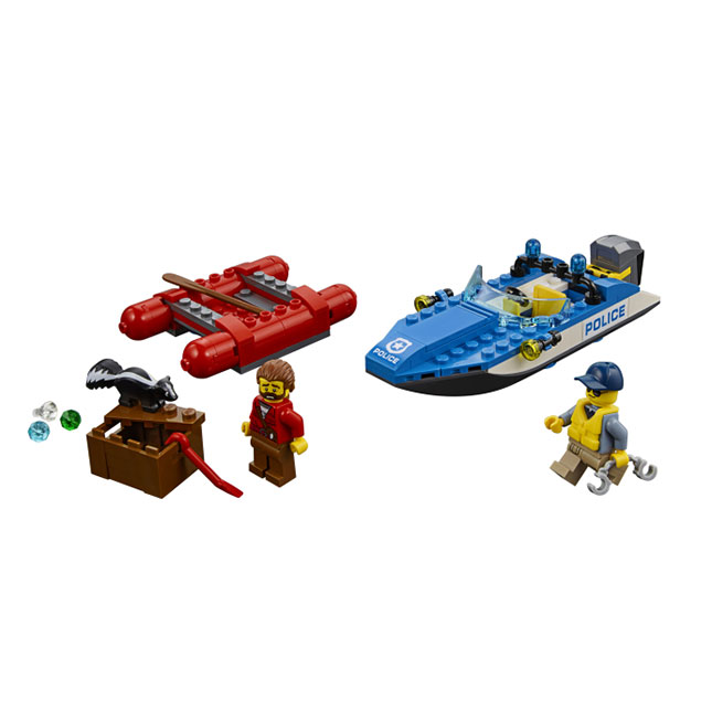 LEGO City Police - Wild River Escape - - Fat Brain Toys