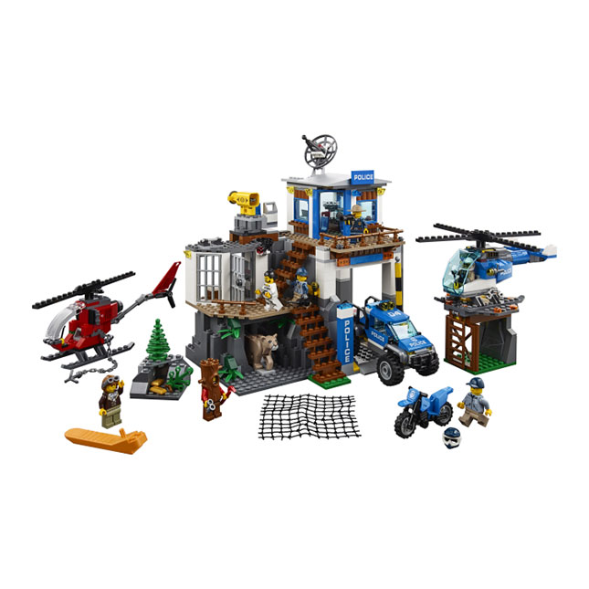 LEGO City Police - Mountain Police Headquarters - - Fat Brain Toys