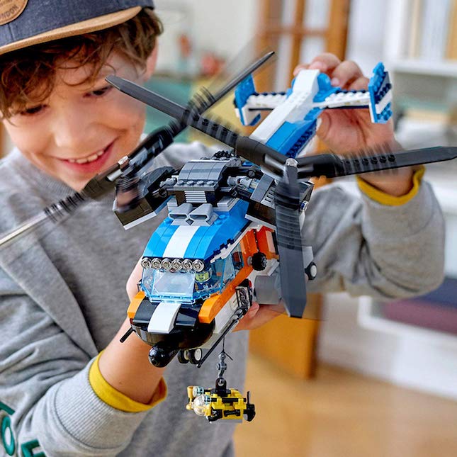 LEGO Creator - Twin-Rotor Helicopter - - Fat Brain Toys