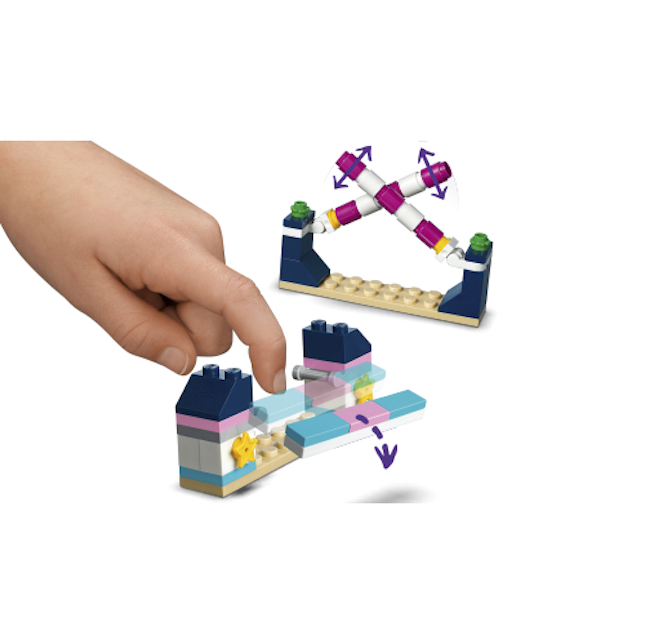 lego stephanie's horse jumping