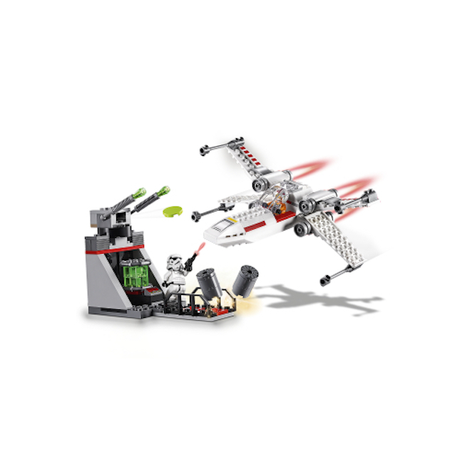 X wing starfighter discount trench run lego