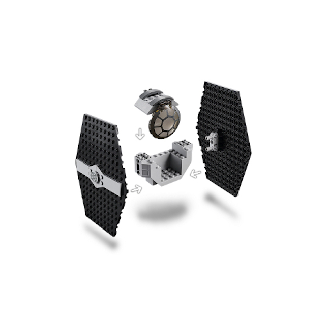 lego star wars tie fighter attack
