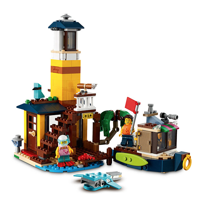 LEGO Creator - Surfer Beach House - - Fat Brain Toys