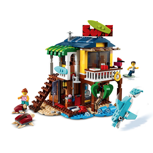 LEGO Creator - Surfer Beach House - - Fat Brain Toys