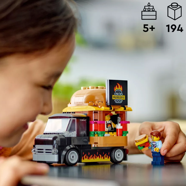 Lego fire best sale truck burger