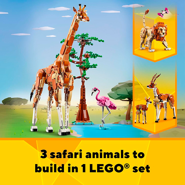 LEGO Creator - Wild Safari Animals - Best for Ages 9 to 12