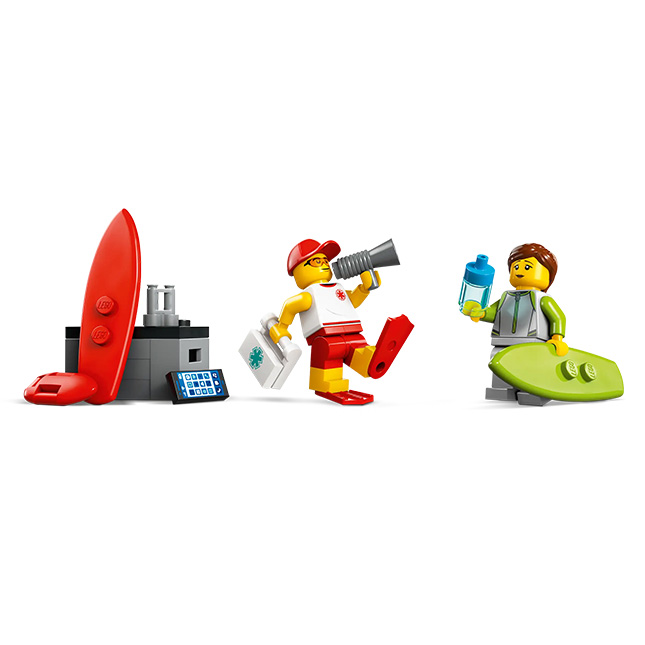 LEGO City - Lifeguard Beach Rescue Truck - - Fat Brain Toys