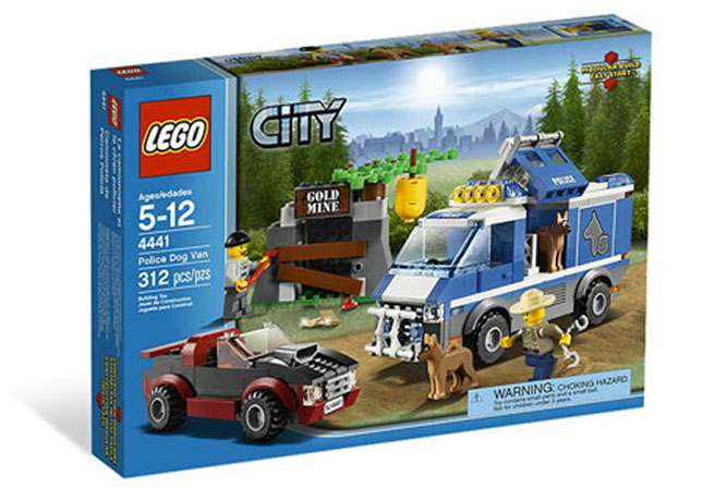 LEGO City Police - Police Dog Van - - Fat Brain Toys