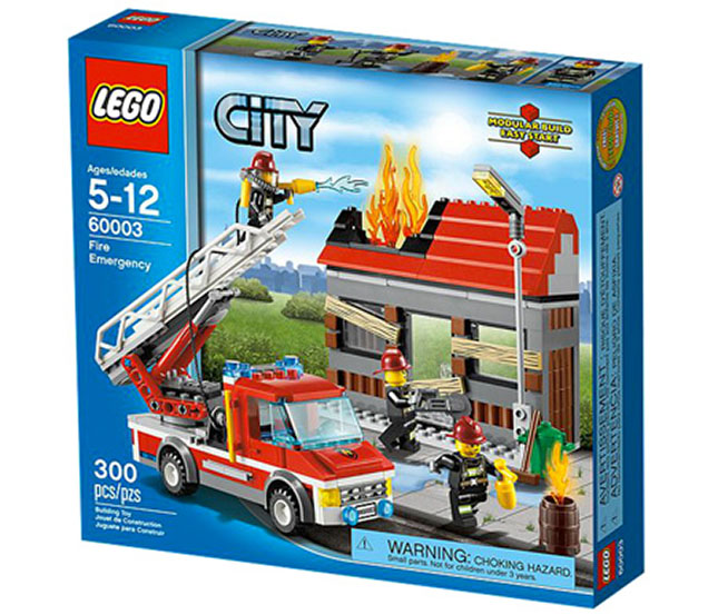 LEGO City Fire - Fire Emergency - - Fat Brain Toys