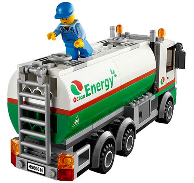 LEGO City Town - Tanker Truck - - Fat Brain Toys